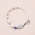 【Blooming Pink Roses】 Tortoiseshell Dzi Bead × Rose Quartz × Abalone Shell × Lapis Lazuli Bracelet