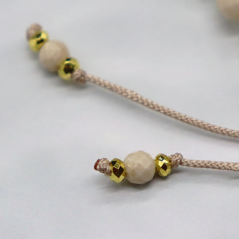 【Little Things for Summer】 リバーストーン×マグネサイト アンクレット