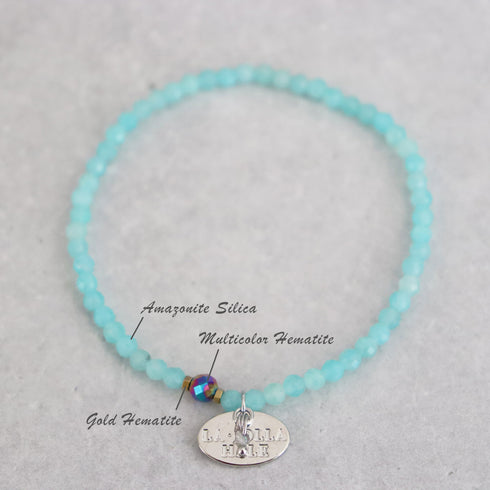 亚马逊石硅胶手链