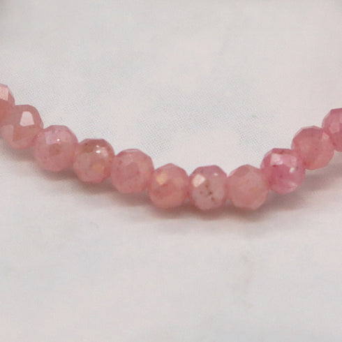 【Pink! Pink! Pink!】ピンクシェル×ラブラドライト×ムーンストーン リング