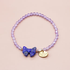 [Starry Sky Fragment] Lapis Lazuli x Pearl x Zirconia Bracelet