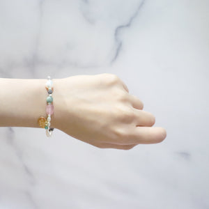 【ONLINE SHOP限定】【CLEAN UP】天地天珠×パール×ラブラドライト×ジェード ブレスレット