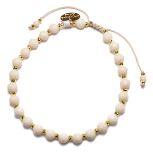 [Little Things for Summer] River Stone x Magnesite Anklet