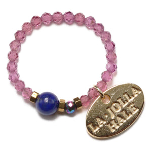 [Starry Sky Fragment] Lapis Lazuli x Rhodolite Garnet Ring