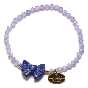 [Starry Sky Fragment] Lapis Lazuli x Pearl x Zirconia Bracelet