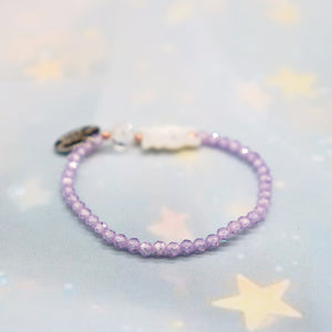 【Baby ☆ Kids Collection】マザーオブパール×ジルコニア ブレスレット