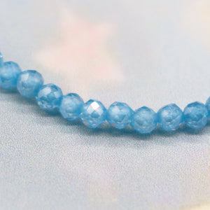 [Baby ☆ Kids Collection] White Shell x Zirconia Bracelet