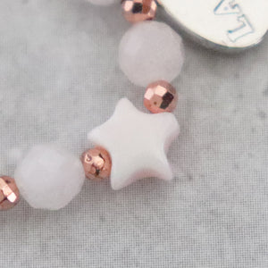 Queen Conch Shell x Morganite x Moonstone Ring