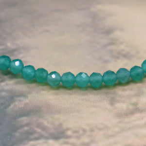 【Be Loved Turquoise】ターコイズ×マザーオブパール×グリーンアゲート ブレスレット