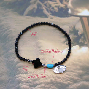 【线上商店独家】【Be Loved Turquoise】金曼绿松石 x 缟玛瑙手链