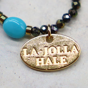 [Be Loved Turquoise] Kingman Turquoise x Onyx x Black Spinel Ring