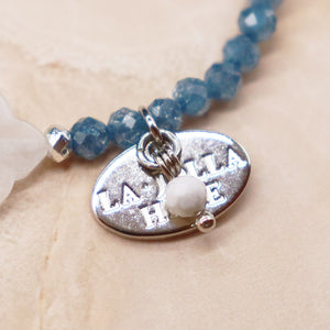 [Open the Jewelry Box!] Garnet x Quartzite x Zirconia x Amazonite Silica Bracelet