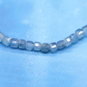 [Deep Sea Party] Water Ripple Dzi Bead x Aquamarine x Labradorite Bracelet