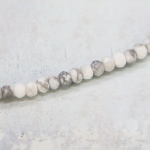 【Deep Sea Party】Black Aquamarine x Aquamarine x Magnesite Bracelet
