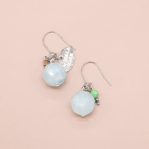 【Deep Sea Party】アクアマリン ピアス