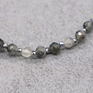 [AMULET] Medicine Buddha Dzi Bead x Tiger's Eye x Tourmalinated Quartz Bracelet