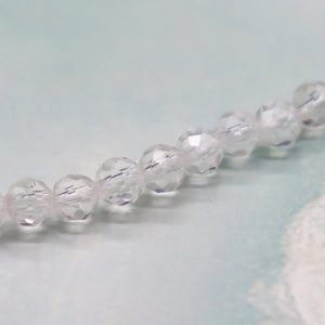 水晶×ホワイトシェル×マザーオブパール ネックレス