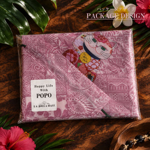 【POPO】LUCKY CAT エコバック（収納折り畳みタイプ）