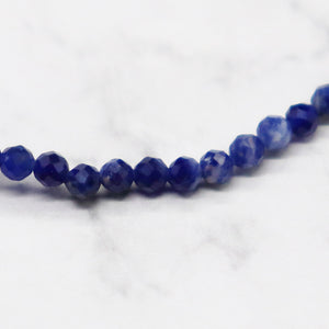 【Blooming Pink Roses】Rose Quartz × Impression Stone × Sodalite Bracelet